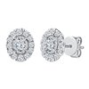 CAPRICE OVAL-CUT DIAMOND EARRINGS