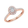 CAPRICE OVAL-CUT DIAMOND RING
