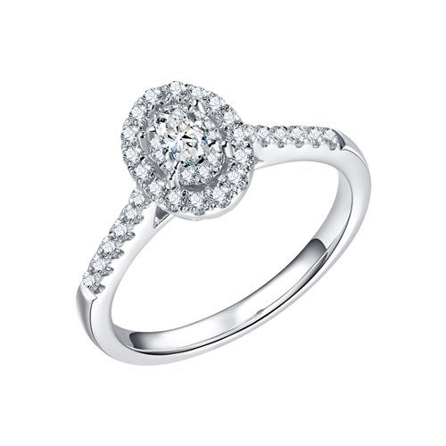 CAPRICE OVAL-CUT DIAMOND RING