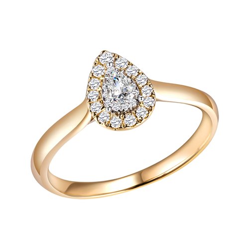 CAPRICE PEAR-CUT DIAMOND RING S