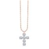 Eléanor M Cross Necklace