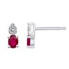 Hilary Ruby Earrings