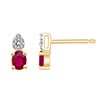 Hilary Ruby Earrings