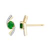 Boucles d'oreilles Hilda Emeraude