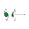 Hilda Emerald Earrings