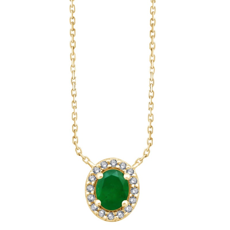 Collier Sylvia Emeraude