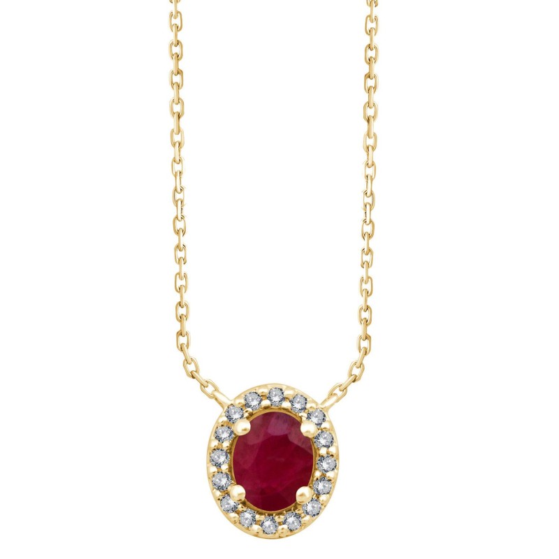 Sylvia Ruby Necklace