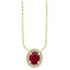Sylvia Ruby Necklace