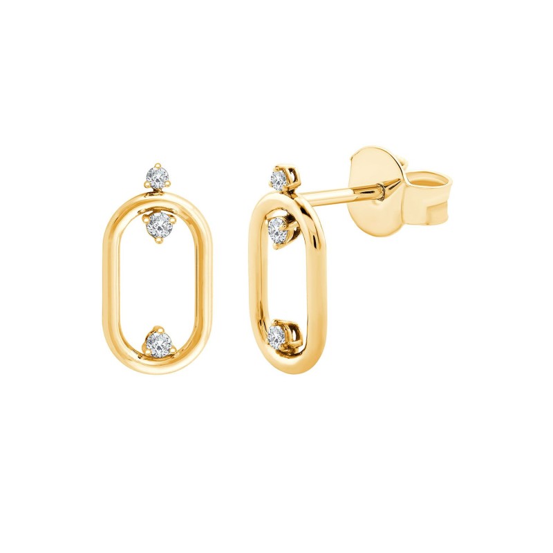Boucles d'oreilles Primavera Ovale