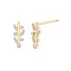 Boucles d'oreilles Primavera feuilles