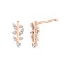 Boucles d'oreilles Primavera feuilles