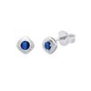 Boucles d'oreilles Lalla Saphirs et diamants
