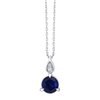Collier Erin Saphir et diamants