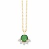 Collier Annabelle Emeraude et diamants