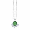 Collier Annabelle Emeraude et diamants