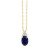 Maggie Sapphire and Diamond Necklace