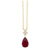 Collier Georgie Rubis et diamants