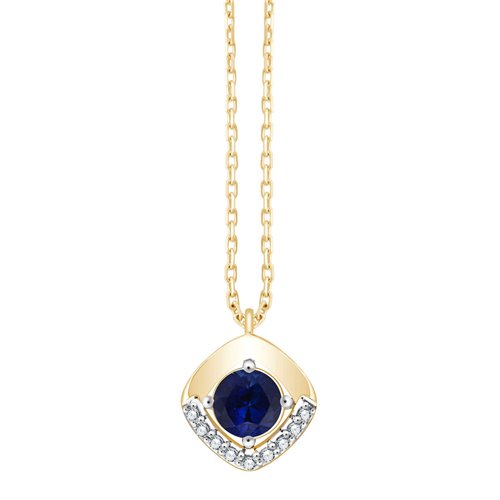Lalla Sapphire and Diamond Necklace