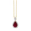 Collier Shae rubis et diamants