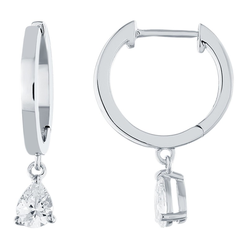 Isma hoop earrings 0.20 ct