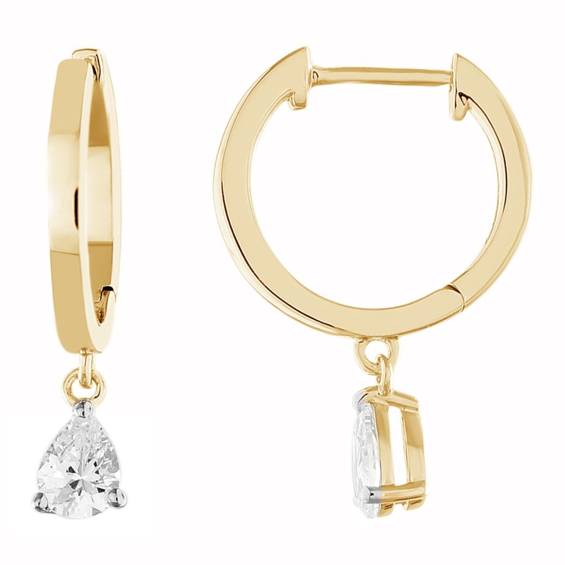 Isma hoop earrings 0.20 ct