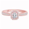 EMERA SHOULDERS RING 0.45 CT