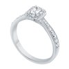 BAGUE EMERA EPAULÉE 0.45 CT