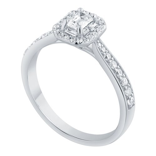 EMERA SHOULDERS RING 0.65 CTS