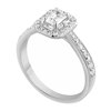 EMERA SHOULDERS RING 0.85 CT