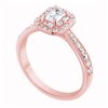 EMERA SHOULDERS RING 0.85 CT