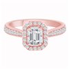 EMERA SHOULDERS RING 0.85 CT