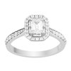 EMERA SHOULDERS RING 0.85 CT