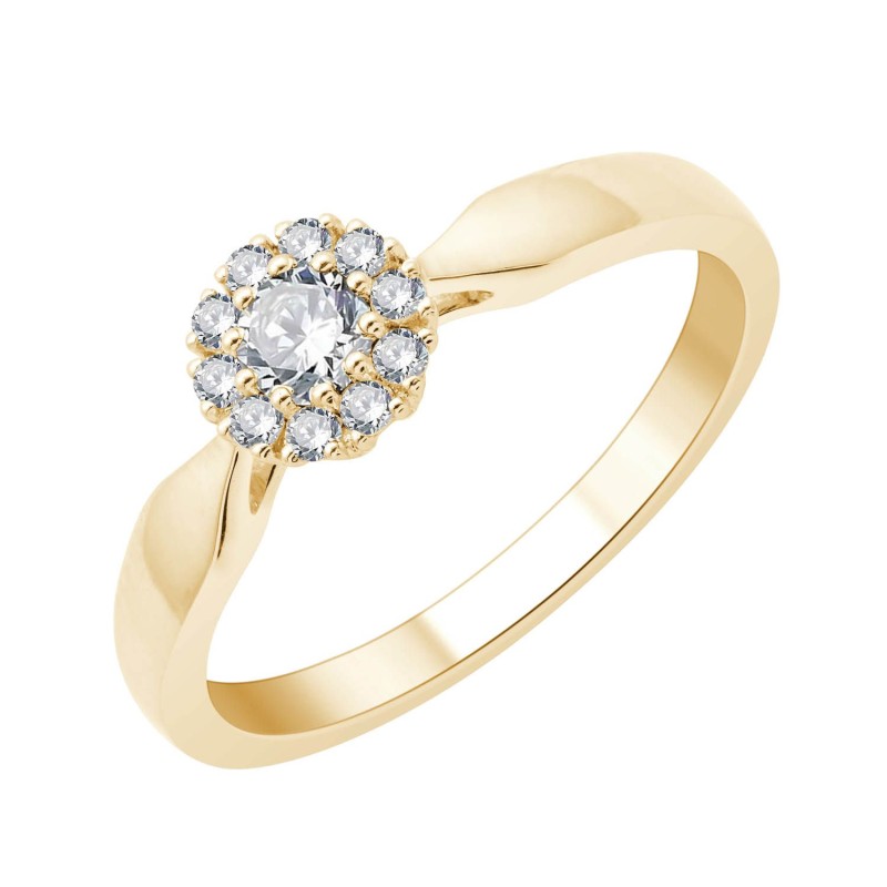 BAGUE LOUISE M 0.23 CTS
