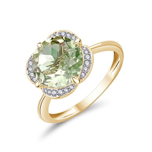 KALISTA AMETHYST AND DIAMOND RING