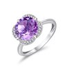 KALISTA AMETHYST AND DIAMOND RING