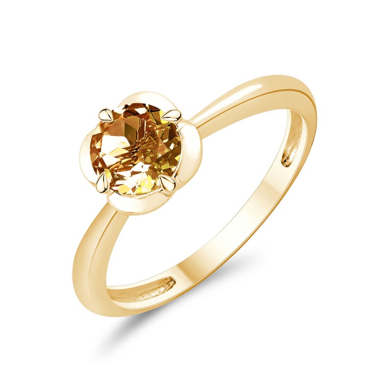 LITTLE KALISTA CHAMPAGNE QUARTZ RING