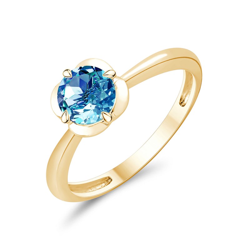 LITTLE KALISTA SWISS BLUE TOPAZ RING