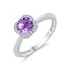 LITTLE KALISTA AMETHYST AND DIAMOND RING