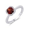 LITTLE KALISTA GARNET AND DIAMOND RING