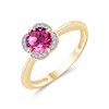 BAGUE LITTLE KALISTA TOPAZE ROSE ET DIAMANT