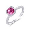 BAGUE LITTLE KALISTA TOPAZE ROSE ET DIAMANT