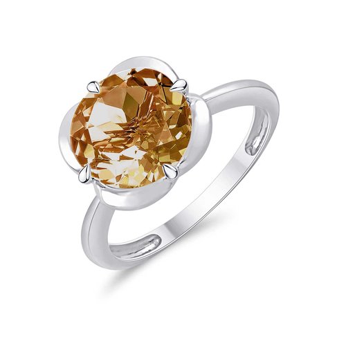 KALISTA CHAMPAGNE QUARTZ RING