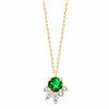Collier Prima rond - Emeraude