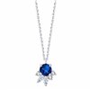 Collier Prima rond - Saphir