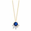 Collier Prima rond - Saphir