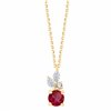 Collier Prima rond 2 - Rubis