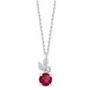 Collier Prima rond 2 - Rubis