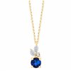 Prima round 2 necklace - Sapphire