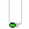 Collier Prima ovale - Emeraude