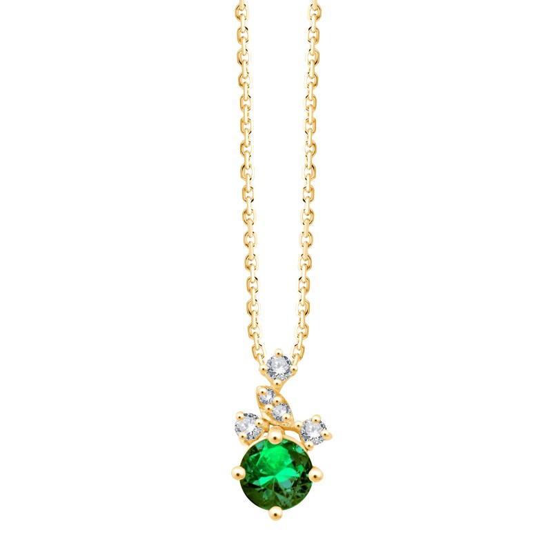 Prima round 3 necklace - Sapphire
